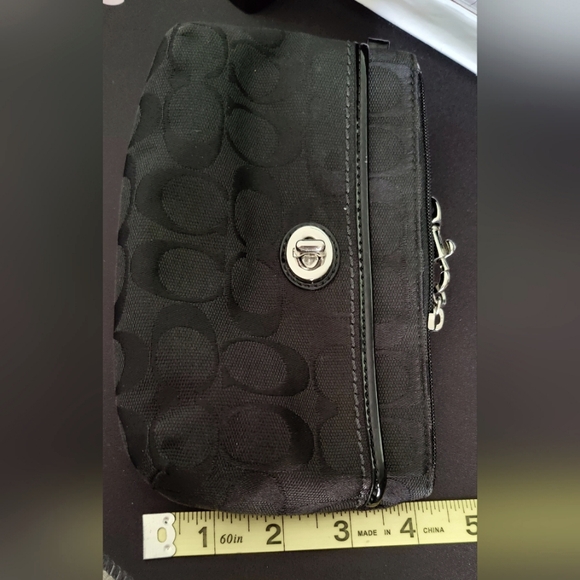 Coach Wristlet, Black - Picture 5 of 8